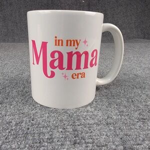Mugsby In My Mama Era Mother's‎ Day Gift Ceramic Coffee Mug White Pink 11oz